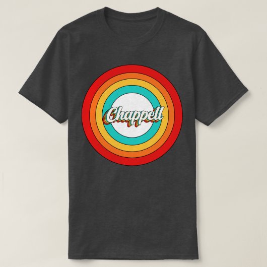 Chappell NameシャツヴィンテージChappell Circle Tシャツ (デザイン正面)