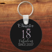 Chapter 18 Fabulous Since 2007 18 Years Old Women  キーホルダー (正面)