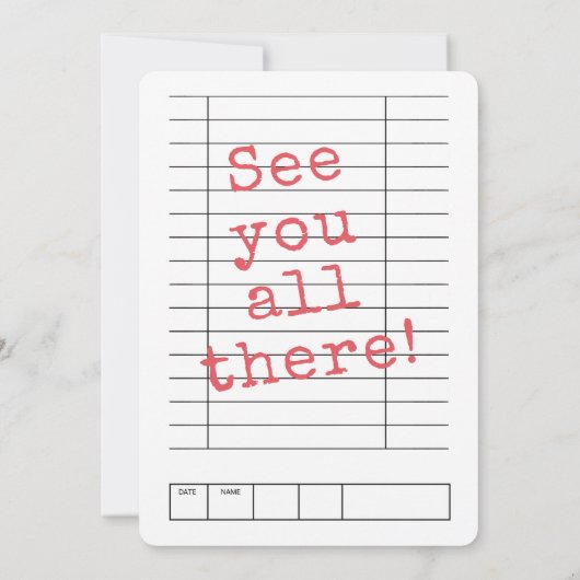 Chapter 40 Birthday 招待状 (裏面)