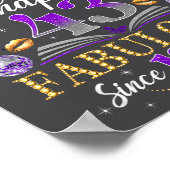 Chapter 43 Since 1983 Purple Disco Ball 43rd Birth ポスター (角)