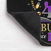 Chapter 43 Since 1983 Purple Disco Ball 43rd Birth マウスパッド (コーナー)