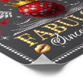 Chapter 49 Fabulous Est. 1977 Disco Ball 49th Birt ポスター (角)