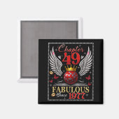 Chapter 49 Fabulous Est. 1977 Disco Ball 49th Birt マグネット (正面/裏面)