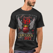 Chapter 49 Fabulous Est. 1977 Disco Ball 49th Birt Tシャツ (正面)