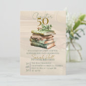 Chapter 50 Birthday | Stacked Books & Leaves  招待状 (スタンド正面)