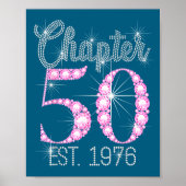 Chapter 50 Est 1976 Happy 50th Birthday Gift  ポスター (正面)