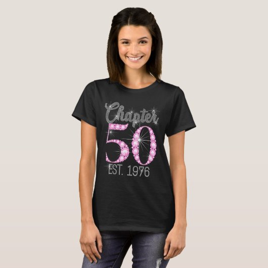 Chapter 50 Est 1976 Happy 50th Birthday Gift  Tシャツ (正面フル)