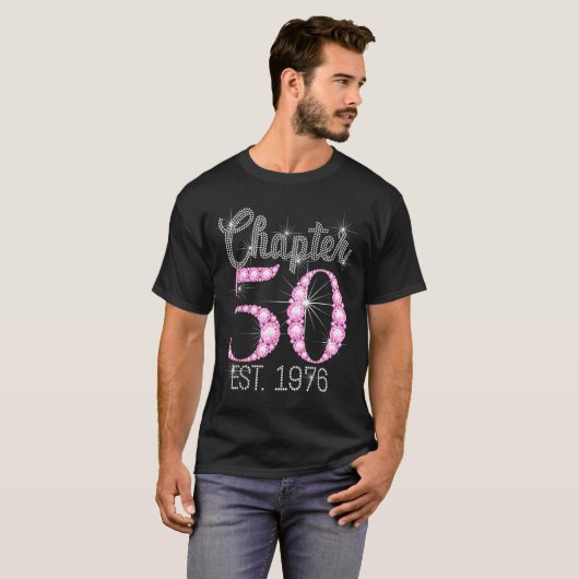 Chapter 50 Est 1976 Happy 50th Birthday Gift  Tシャツ (正面フル)