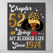 Chapter 52 Living My Blessed Life Since 1974 Afro ポスター (正面)