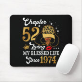 Chapter 52 Living My Blessed Life Since 1974 Afro  マウスパッド (マウス)