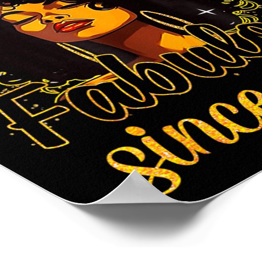 Chapter 53 Fabulous Since 1972 53rd Birthday Women ポスター (角)