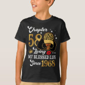 Chapter 58 Living My Blessed Life Since 1968 Afro  Tシャツ (正面)
