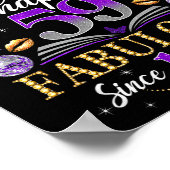 Chapter 59 Since 1967 Purple Disco Ball 59th Birth ポスター (角)