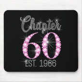 Chapter 60 Est 1966 Happy 60th Birthday Gift  マウスパッド (正面)