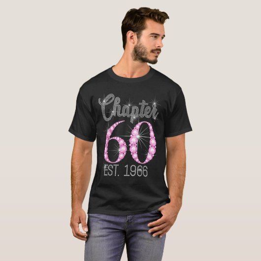 Chapter 60 Est 1966 Happy 60th Birthday Gift  Tシャツ (正面フル)