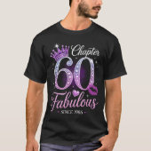 Chapter 60 Fabulous Since 1966 60th Birthday Queen Tシャツ (正面)