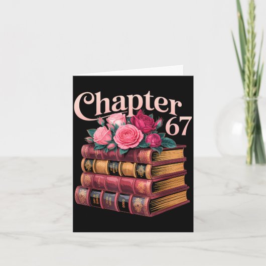 Chapter 67 Floral Book Stack Design カード (正面)