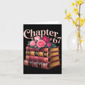 Chapter 67 Floral Book Stack Design カード (黄色い花)