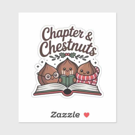 Chapter & Chestnuts Holiday Reading シール (シート)