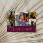 Chapter Complete Cranberry Grad Multi Photo 案内状