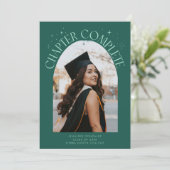 Chapter Complete Green Arch Frame Photo Grad 案内状 (スタンド正面)