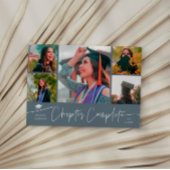 Chapter Complete Slate Blue Grad Multi Photo 案内状