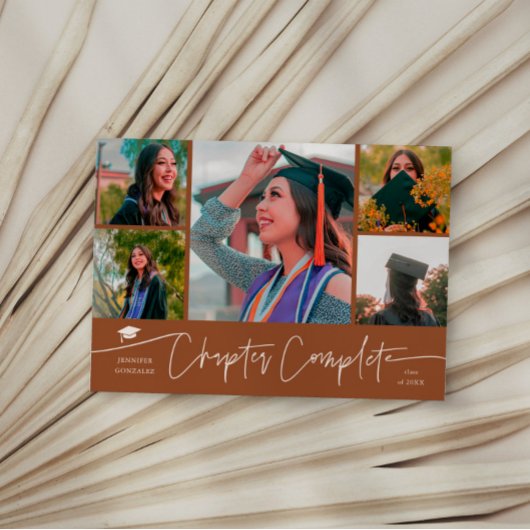 Chapter Complete Terracotta Grad Multi Photo 案内状