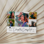 Chapter Complete White Grad Multi Photo 案内状