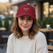 CHAPTER forty in Black 刺繍入りキャップ