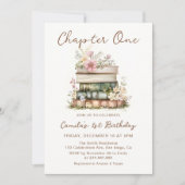 Chapter One Books 1歳の誕生日招待状 招待状 (正面)