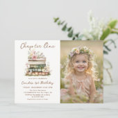 Chapter One Books 1st Birthday Photo Invitation 招待状 (スタンド正面)