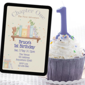 Chapter One, First Adventure, 1st Birthday 招待状