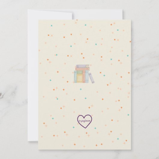 Chapter One, First Adventure, 1st Birthday Girl 招待状 (裏面)