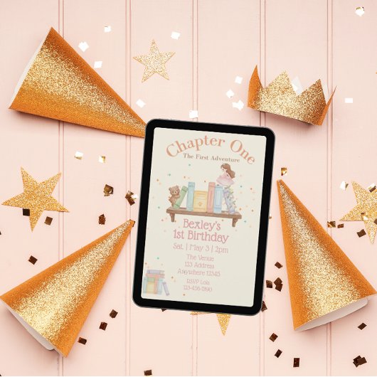 Chapter One, First Adventure, 1st Birthday Girl 招待状