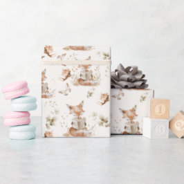 Chapter One Reading Fox Pattern  ラッピングペーパー