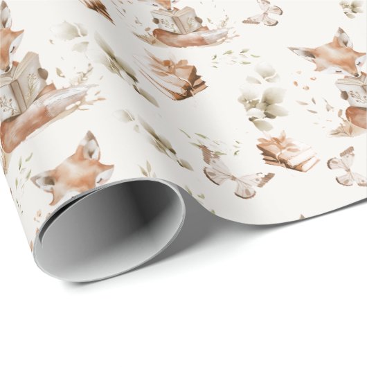 Chapter One Reading Fox Pattern  ラッピングペーパー (ロールコーナー)