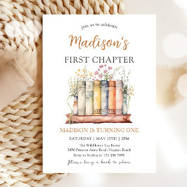 Chapter One Storybook Birthday Invitation 招待状