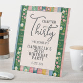 Chapter Thirty Floral Storybook 30th Birthday 台座サイン (インサイチュ)