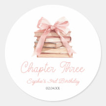 Chapter Three Pink Bow Books 3rd Birthday Party