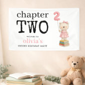 Chapter Two Bear Books Girl Welcome 2nd Birthday 横断幕
