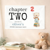 Chapter Two Teddy Bear Books Welcome 2nd Birthday 横断幕