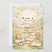 Chapter Two Turning Pages Birthday 招待状 (正面)