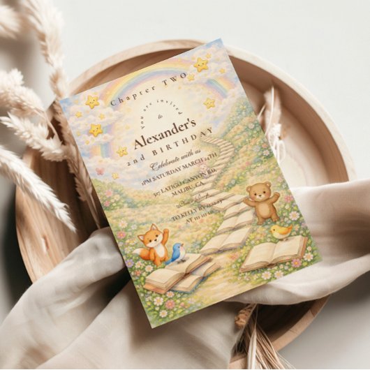 Chapter Two Turning Pages Birthday 招待状