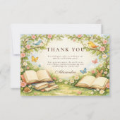 Chapter Two Woodland Story Birthday サンキューカード (正面)