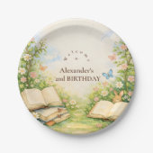 Chapter Two Woodland Story Birthday ペーパープレート (正面)