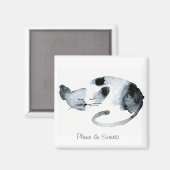 Chaquarelle dormant gris マグネット (正面/裏面)