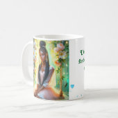 Chaque matin est une nouvelle opportunité, tasse コーヒーマグカップ (正面左)