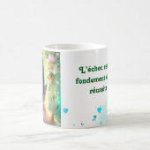 Chaque matin est une nouvelle opportunité, tasse コーヒーマグカップ (中央)