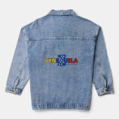 Chaqueta de Jeans Venezuela – Diseño Patriótico デニムジャケット (裏面)