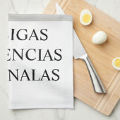 CHAQUETA VAQUERA  キッチンタオル (四つ折り)